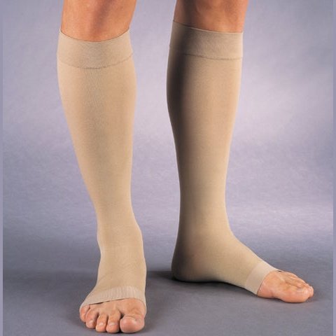 Jobst Relief 20-30 Knee-hi Open-toe Medium Beige pair