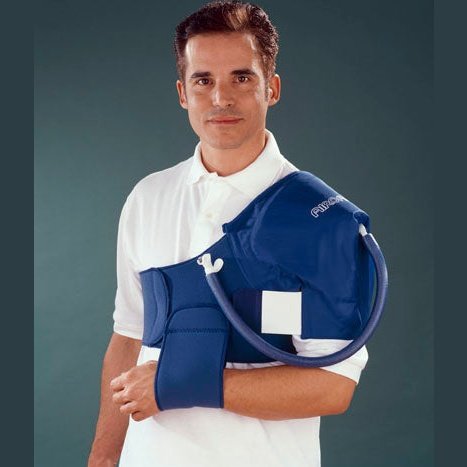Aircast Shoulder Cryo/Cuff System with Gravity Cooler - Comprehensive Cold Compression Therapy
