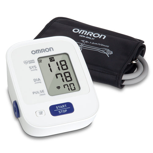 Omron 3 Series Blood Pressure Monitor with Wide-Range Cuff