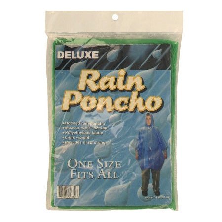 Hooded Rain Poncho