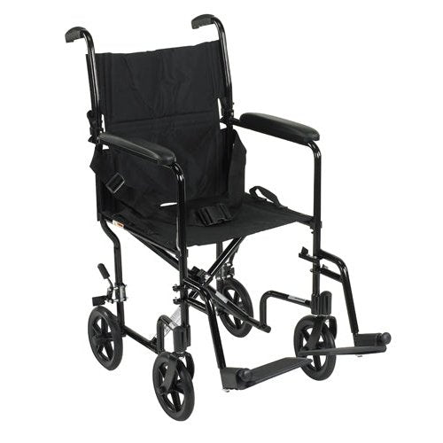 Wheelchair Transport Lightweight Black 19