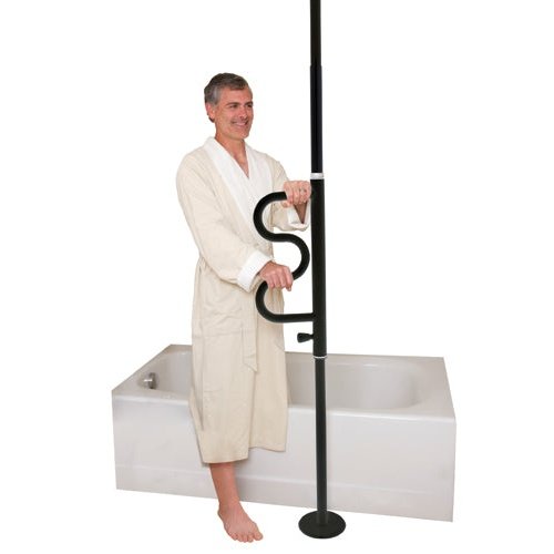 The Curve Security Pole Black