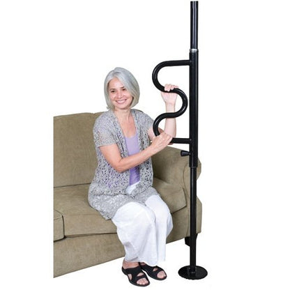 The Curve Security Pole Black