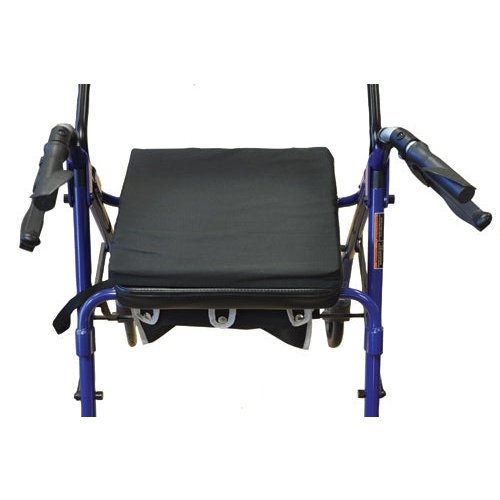 Rollator Cushion Black 13 L x 14 W x 1 H