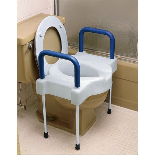 Tall-ette Elevated Toilet X-w W/legs 600 Wt. Cap. Steel