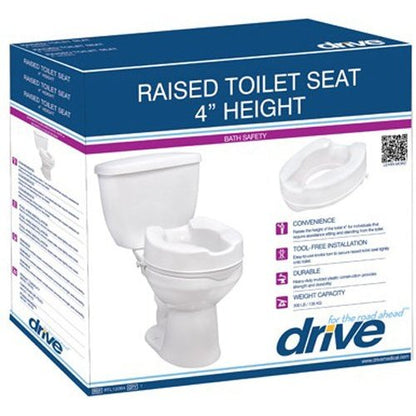 Raised Toilet Seat W/lid 4 Savannah-style Retail
