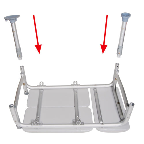 Transfer Bench Padded Kd Gray