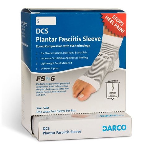 DCS Plantar Fasciitis Sleeve Large/X-Large Display 6 ea