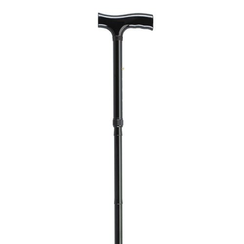 Folding Cane Pistol Grip Adj. Black Floral 33 - 37