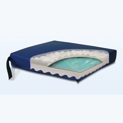 Gel Convoluted Foam Cushion 18 X 16 X 3 Navy