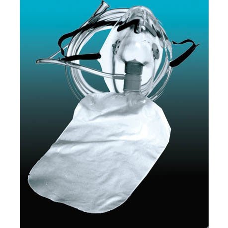 Adult High Concentration Non-Rebreathing Oxygen Mask with 7ft Tubing