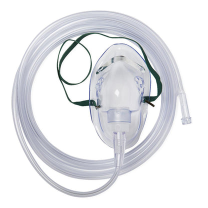 Oxygen Mask Pediatric W/7' Tubing Medium Conc each