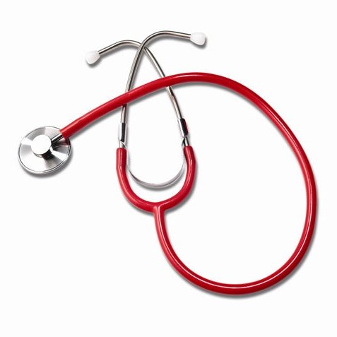 Single Head Nurses Red Stethoscope