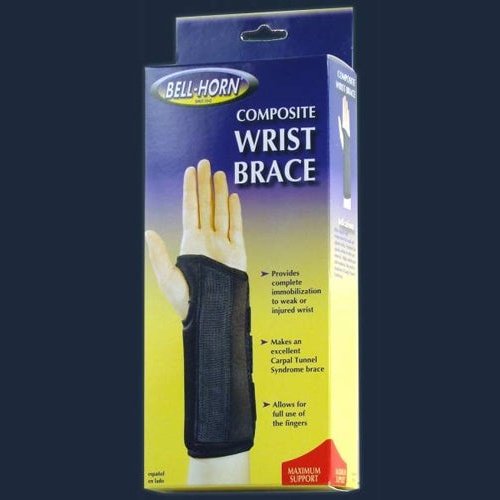 Composite Wrist Brace Right Large Wrist Circum: 7 - 8