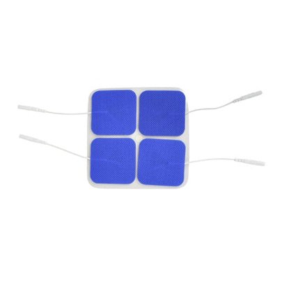 Reusable Electrodes Pack/4 2 X2 Square Blue Jay Brand