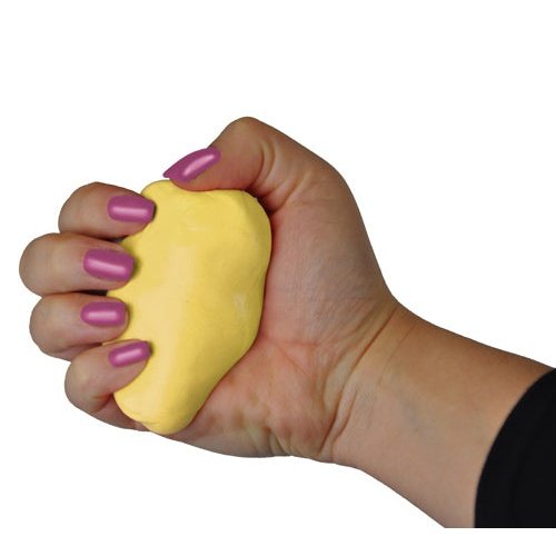 Squeeze 4 Strength 4 Oz. Hand Therapyputty Yellow Xsoft