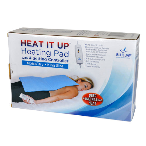 Heating Pad 12 X24 Moist/dry 4 Position Switch Auto-off