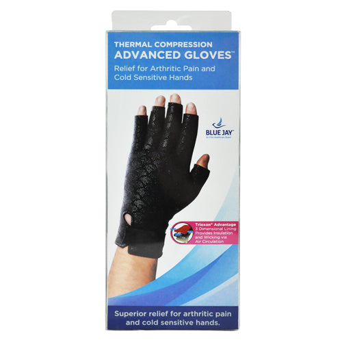 Blue Jay Premium Arthritis Gloves 9-1/4 -10-1/4 Lg Pair