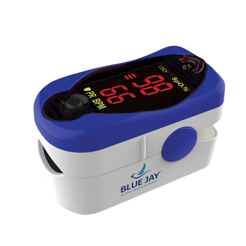 Comfort Finger Tip Pulse Oximeter Blue Jay Brand