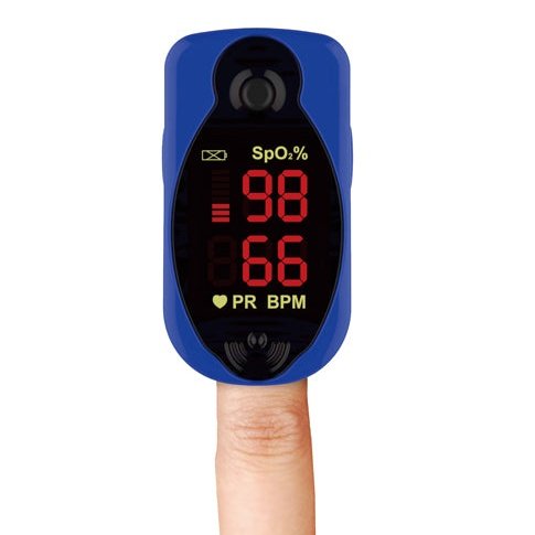 Comfort Finger Tip Pulse Oximeter Blue Jay Brand