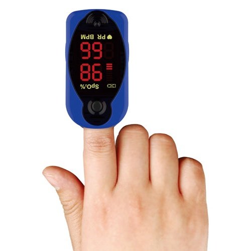 Comfort Finger Tip Pulse Oximeter Blue Jay Brand