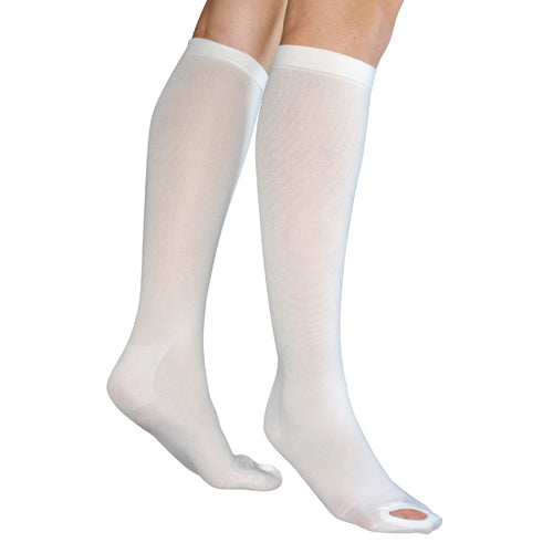 Anti-embolism Stockings Lg/lng 15-20mmhg Below Knee Insp Toe