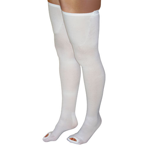 Anti-embolism Stockings Lg/lng 15-20mmhg Thigh Hi Insp. Toe