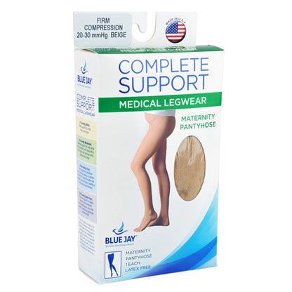 Firm Surg Wgt Maternity Panty Hose 20-30mmhg Medium Ct