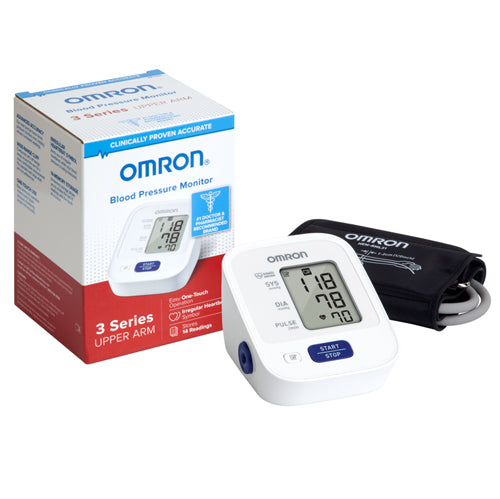 Omron 3 Series Blood Pressure Monitor with Wide-Range Cuff