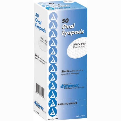 Sterile Oval Eyepad 2 5/8 X 1 5/8 Bx/50