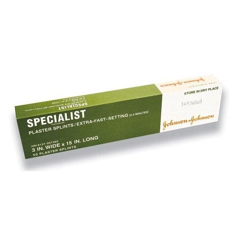 Specialist Plaster Splints X-fast Setting 3 X15 Bx/50