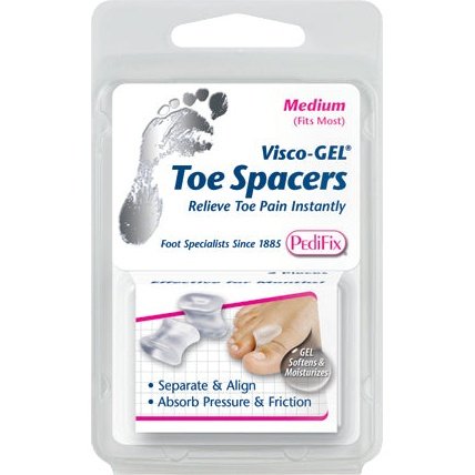 Visco-gel Toe Spacer pack/2 Medium