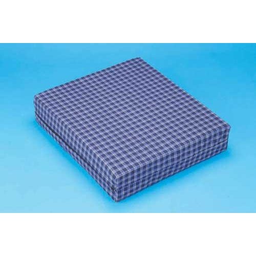 Foam Wheelchair Cushion Plaid 17.5 X19.5 X2-7/8 Comp Foam