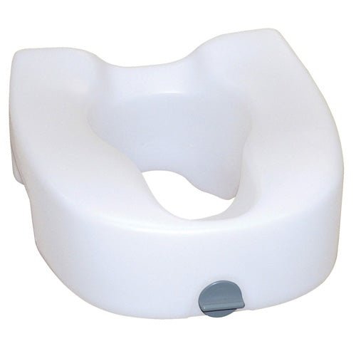 Raised Toilet Seat W/lock W/o Arms