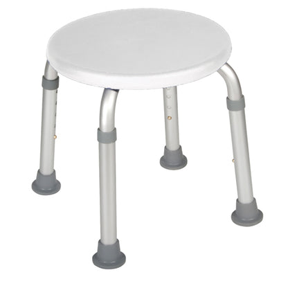 Bath Stool - Round White By Drive