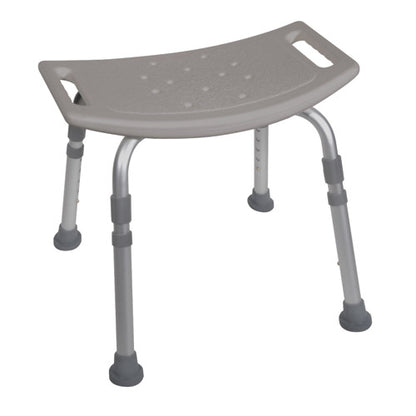 Shower Safety Bench W/o Back Tool-free Assembly Grey