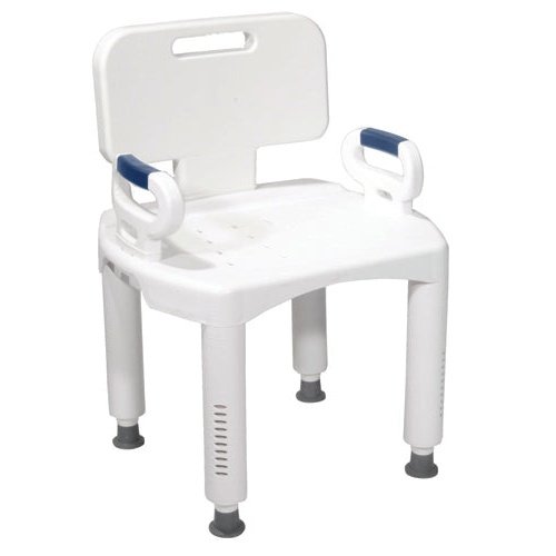 Bath Bench Premium Series With Back And Arms