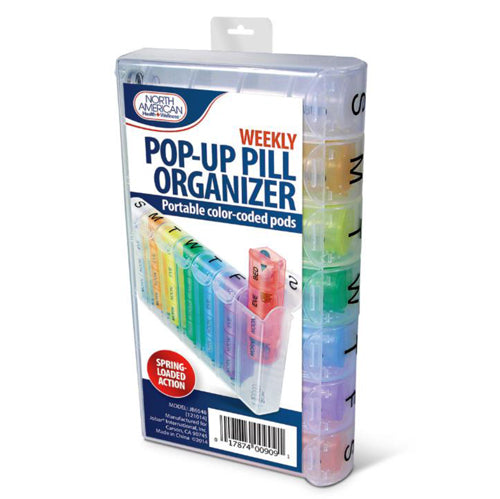 Pill Organizer Pop-up Weekly