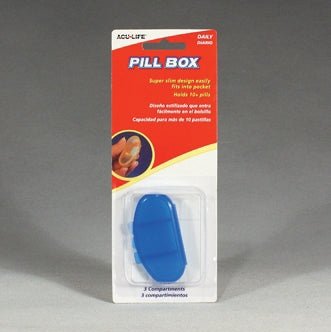 Pill Box-daily kidney Shaped