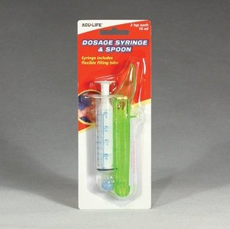 Dosage Syringe And Spoon