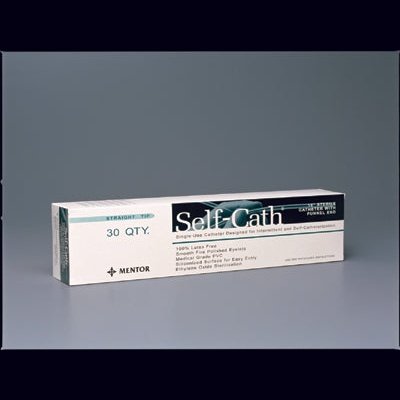 Catheter Self 14fr 16 Men450 St Tip Bx/50 L/f